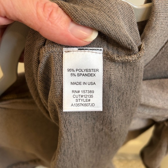 Chic Brown Ruffle Sleeve Crop Top - Picture 4 of 4